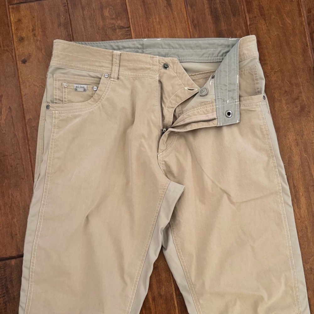Kuhl Men’s Radikl Hiking Cargo Stretch Pants, Light Khaki Beige, Size 34 x 34 - Picture 8 of 13